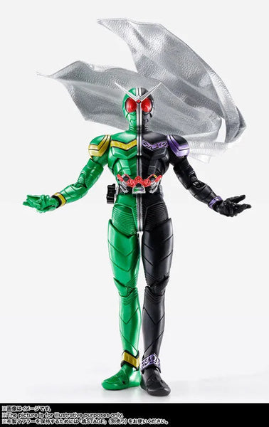S.H.Figuarts (Shinkocchou Seihou) Kamen Rider Double Cyclone Joker Fuuto Tantei Anime Start Commemoration "Fuuto Tantei"ㅤ – Bandai Spirits – ActionFigureBrasil