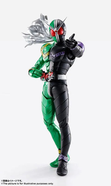 S.H.Figuarts (Shinkocchou Seihou) Kamen Rider Double Cyclone Joker Fuuto Tantei Anime Start Commemoration "Fuuto Tantei"ㅤ – Bandai Spirits – ActionFigureBrasil — acessórios