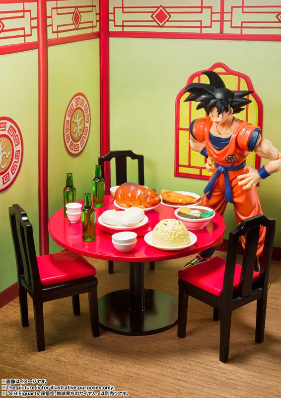 S.H.Figuarts Son Goku's Eating Moderately Set 