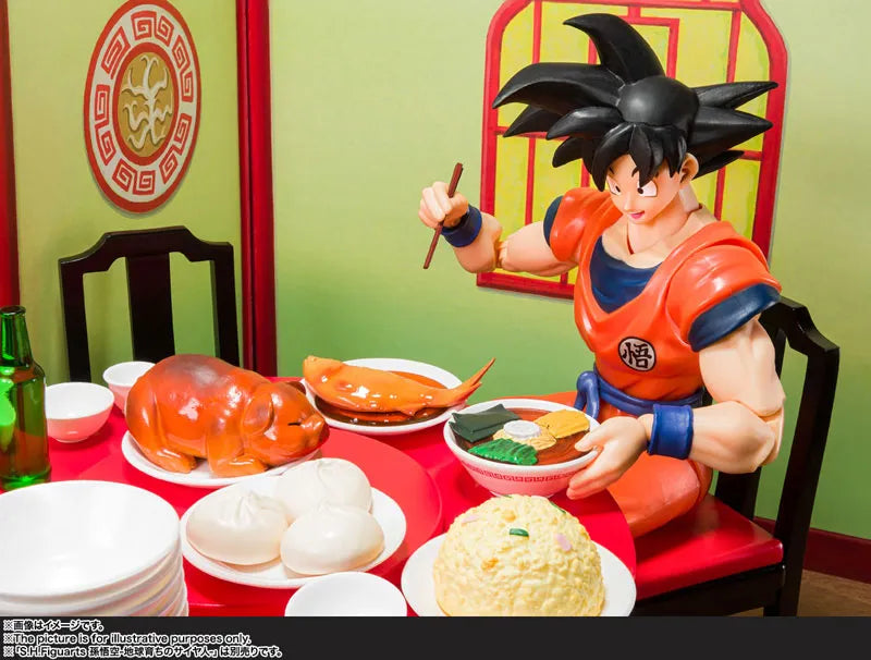 S.H.Figuarts Son Goku's Eating Moderately Set 