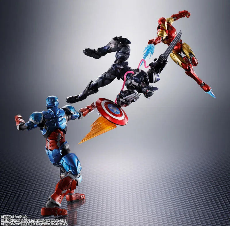 S.H.Figuarts Venom Symbiote Wolverine (Avengers: Tech-on)ㅤ – Bandai Spirits – ActionFigureBrasil