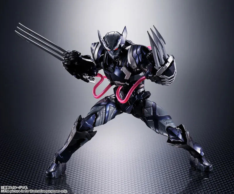S.H.Figuarts Venom Symbiote Wolverine (Avengers: Tech-on)ㅤ – Bandai Spirits – ActionFigureBrasil