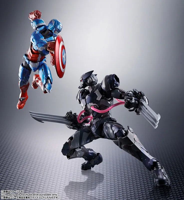 S.H.Figuarts Venom Symbiote Wolverine (Avengers: Tech-on)ㅤ – Bandai Spirits – ActionFigureBrasil