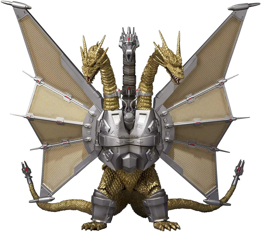 S.H. MonsterArts Mecha King Ghidorahㅤ – Bandai – ActionFigureBrasil