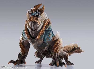 S.H.MonsterArts Zinogre "Monster Hunter World: Iceborne"ㅤ – Bandai Spirits – ActionFigureBrasil — ângulo diferente