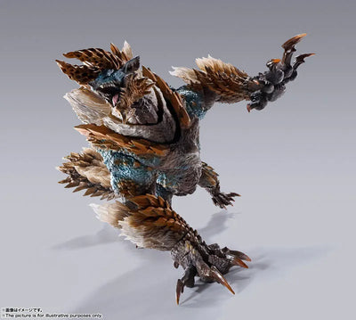 S.H.MonsterArts Zinogre "Monster Hunter World: Iceborne"ㅤ – Bandai Spirits – ActionFigureBrasil — close