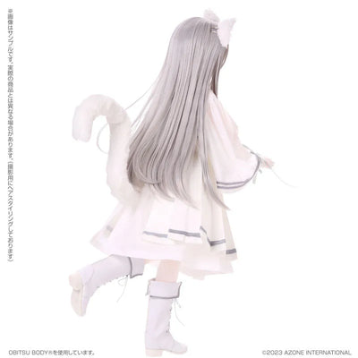 s*t*j x Iris Collect petit - Fururu -Fluffy holy kitten. - White Cat Ver. (Azone)ㅤ – Azone International – ActionFigureBrasil — com base expositora