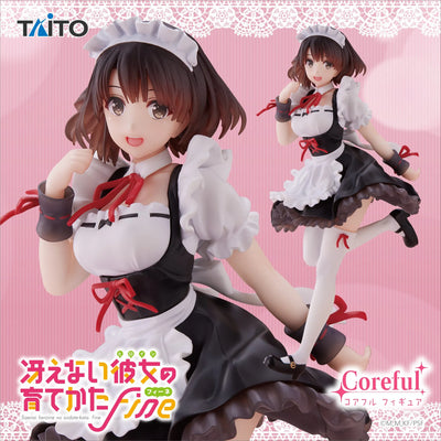 Saenai Heroine no Sodatekata - Kato Megumi - Coreful Figure - Maid Fuku ver. (Taito)ㅤ – Taito – ActionFigureBrasil — ângulo diferente