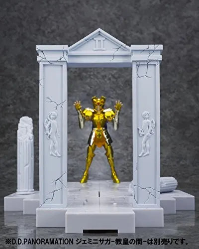 Saint Seiya - Athena (Kido Saori) - D.D. Panoramation - Golden Zodiac Extention Set Fire Clock of the Sanctuary -Goddess Athena and Soldiers- (Bandai)ㅤ – Bandai – ActionFigureBrasil