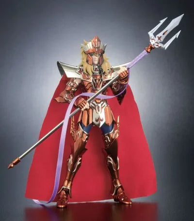 Saint Seiya - Kaiou Poseidon - Saint Cloth Myth - Myth Cloth - OCE - Original Color Edition, Royal Ornament Edition (Bandai)ㅤ – Bandai – ActionFigureBrasil — ângulo diferente