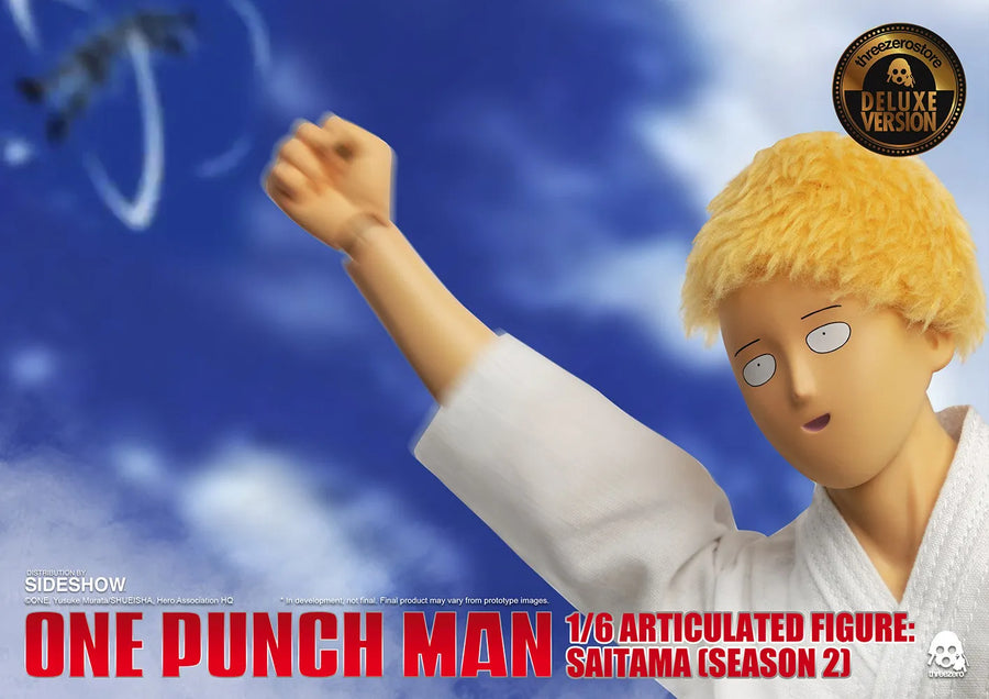Saitama (Deluxe Version) – Threezero – ActionFigure Brasil — embalagem