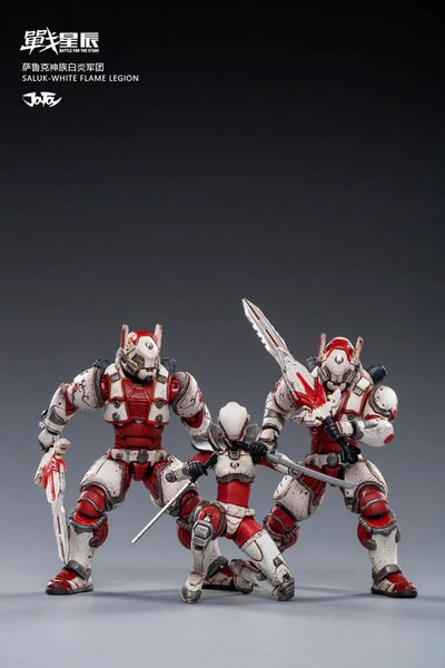 Saluk - White Flame Legion – Joytoy – ActionFigure Brasil — close