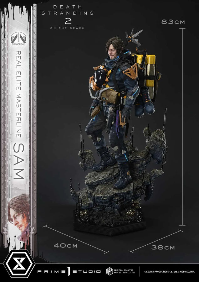 Sam (Regular Version) DEATH STRANDING 2: ON THE BEACH – Prime1Studio – ActionFigure Brasil