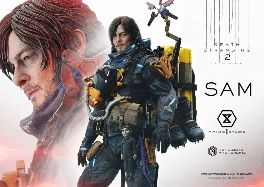 Sam (Regular Version) DEATH STRANDING 2: ON THE BEACH – Prime1Studio – ActionFigure Brasil