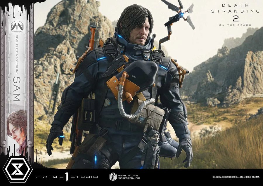Sam (Regular Version) DEATH STRANDING 2: ON THE BEACH – Prime1Studio – ActionFigure Brasil