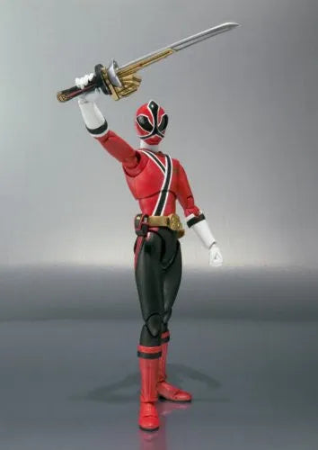 Samurai Sentai Shinkenger - Shinken Red - S.H.Figuarts (Bandai)ㅤ – Bandai – ActionFigureBrasil — com base expositora