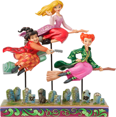 Sanderson Sisters Flying – Enesco, LLC – ActionFigure Brasil — embalagem