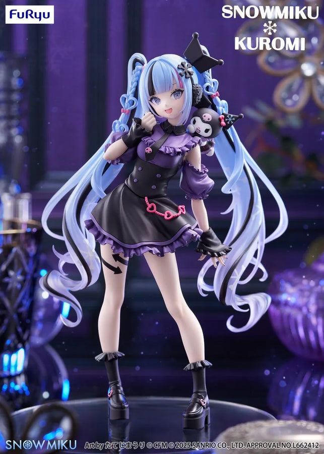 Sanrio Characters - Vocaloid - Hatsune Miku - Kuromi - Trio-Try-iT Figure (FuRyu)ㅤ – FuRyu – ActionFigureBrasil