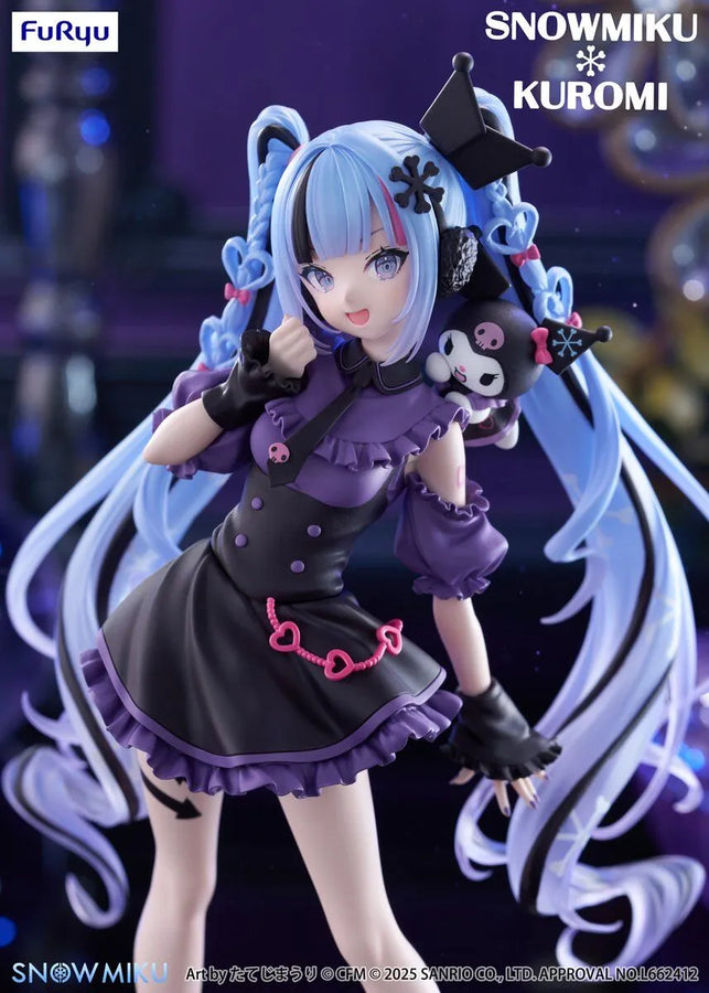 Sanrio Characters - Vocaloid - Hatsune Miku - Kuromi - Trio-Try-iT Figure (FuRyu)ㅤ – FuRyu – ActionFigureBrasil