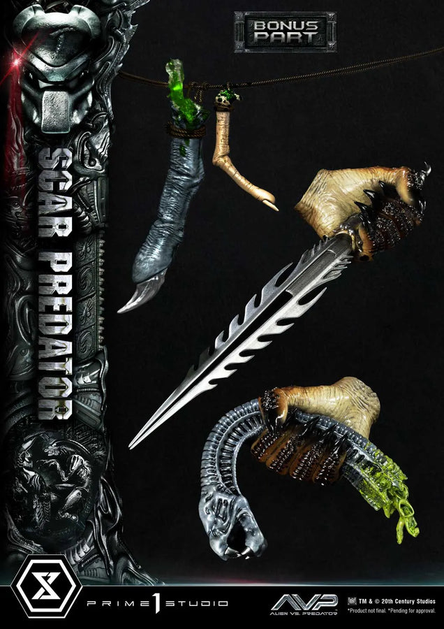 Scar Predator (Deluxe Bonus Version) Ailen vs.Predator – Prime1Studio – ActionFigure Brasil