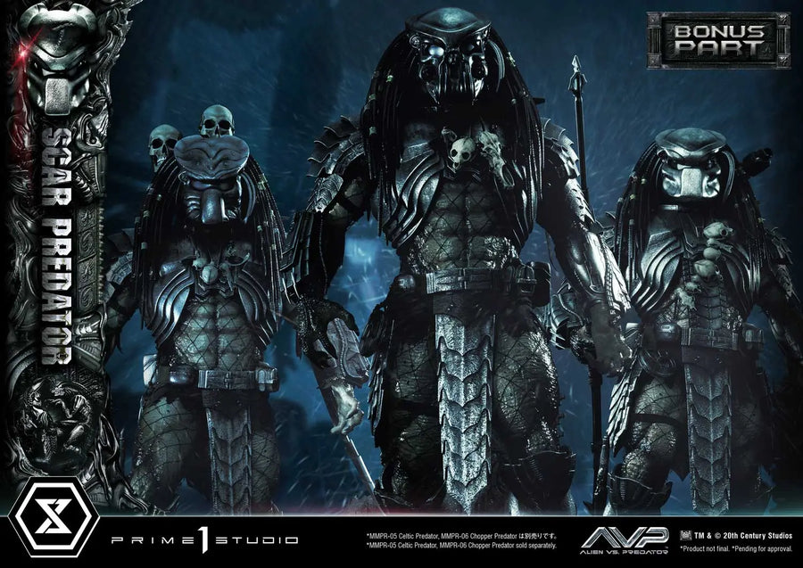 Scar Predator (Deluxe Bonus Version) Ailen vs.Predator – Prime1Studio – ActionFigure Brasil