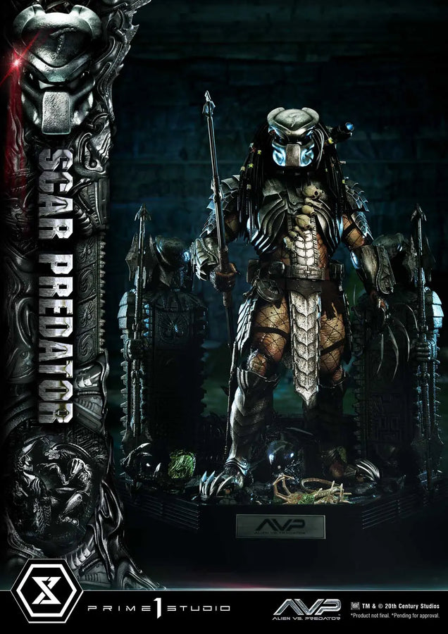 Scar Predator (Deluxe Bonus Version) Ailen vs.Predator – Prime1Studio – ActionFigure Brasil