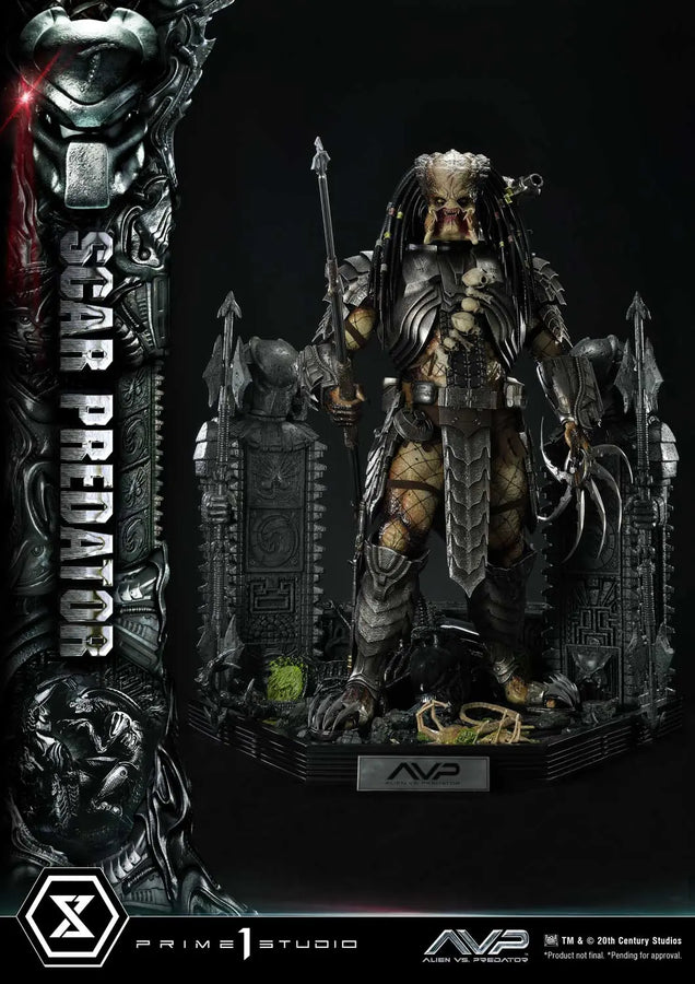 Scar Predator (Deluxe Bonus Version) Ailen vs.Predator – Prime1Studio – ActionFigure Brasil