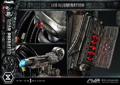Scar Predator (Deluxe Bonus Version) - LIMITED EDITION: TBD (Deluxe Bonus Version) – Prime 1 Studio – ActionFigure Brasil — detalhe do produto