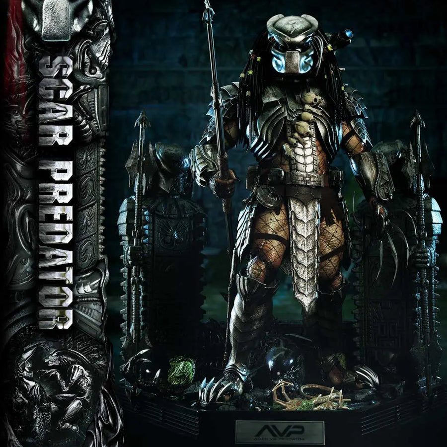 Scar Predator (Regular Version) Ailen vs.Predator – Prime1Studio – ActionFigure Brasil