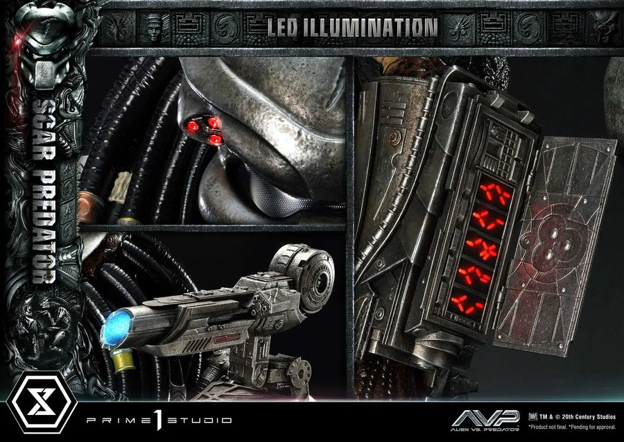Scar Predator (Regular Version) Ailen vs.Predator – Prime1Studio – ActionFigure Brasil
