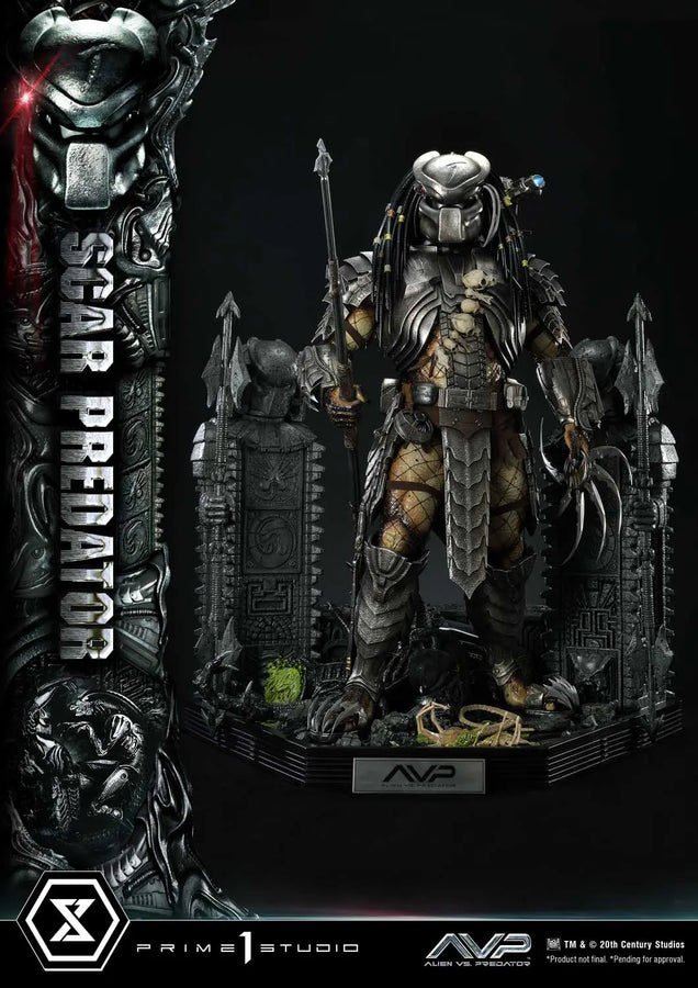 Scar Predator (Regular Version) Ailen vs.Predator – Prime1Studio – ActionFigure Brasil
