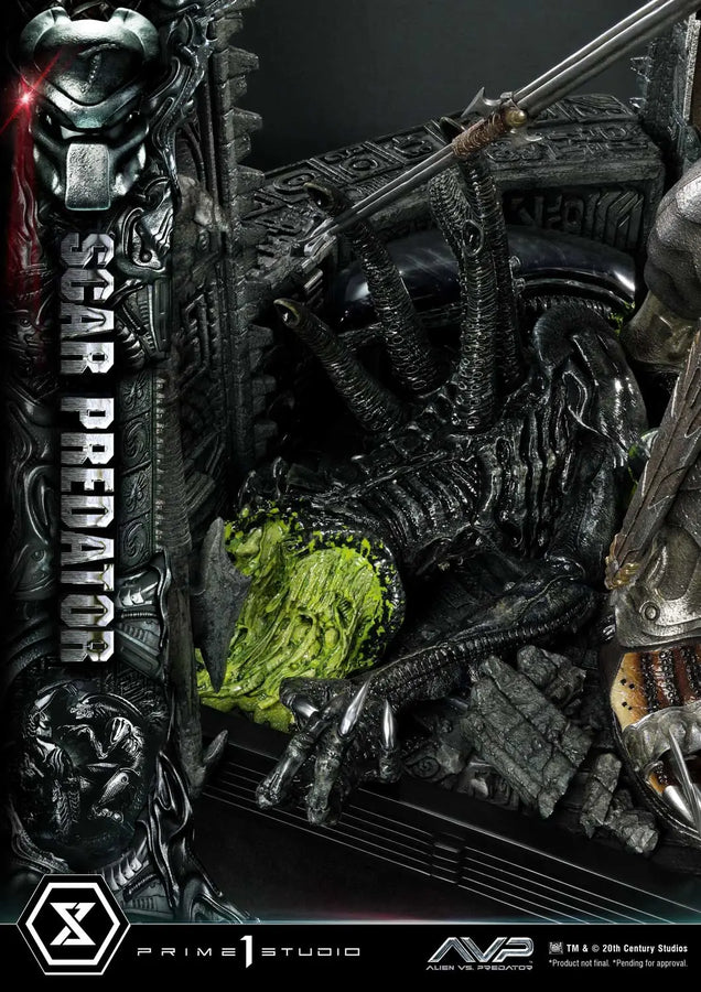 Scar Predator (Regular Version) Ailen vs.Predator – Prime1Studio – ActionFigure Brasil
