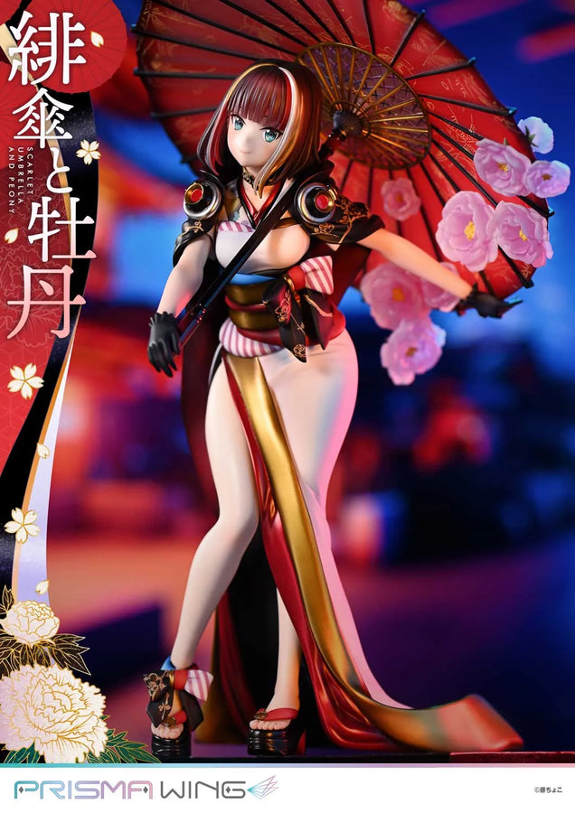 Scarlet Umbrella and Peony (Bonus Version) fuzichoco original Illustration – Prime1Studio – ActionFigure Brasil