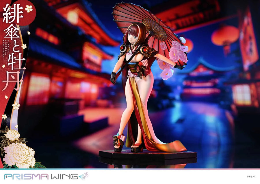 Scarlet Umbrella and Peony (Bonus Version) fuzichoco original Illustration – Prime1Studio – ActionFigure Brasil