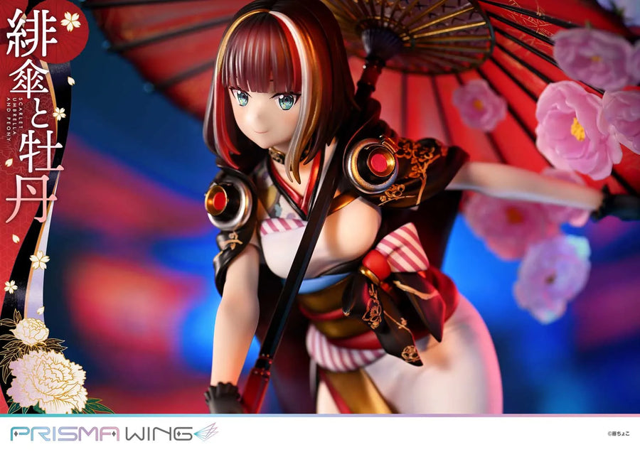 Scarlet Umbrella and Peony (Bonus Version) fuzichoco original Illustration – Prime1Studio – ActionFigure Brasil