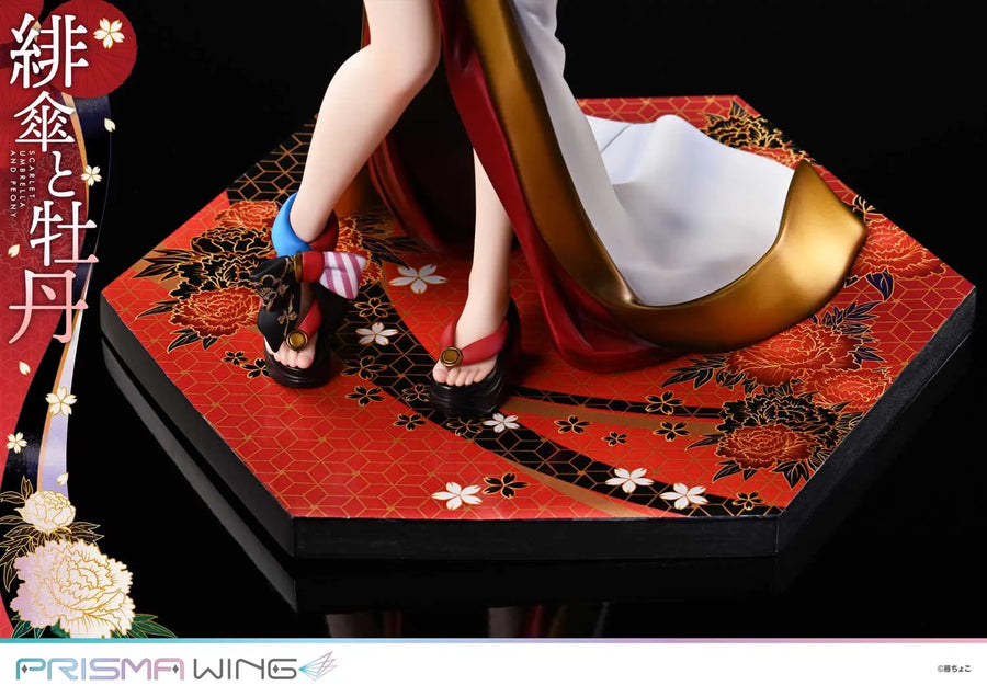 Scarlet Umbrella and Peony (Bonus Version) fuzichoco original Illustration – Prime1Studio – ActionFigure Brasil