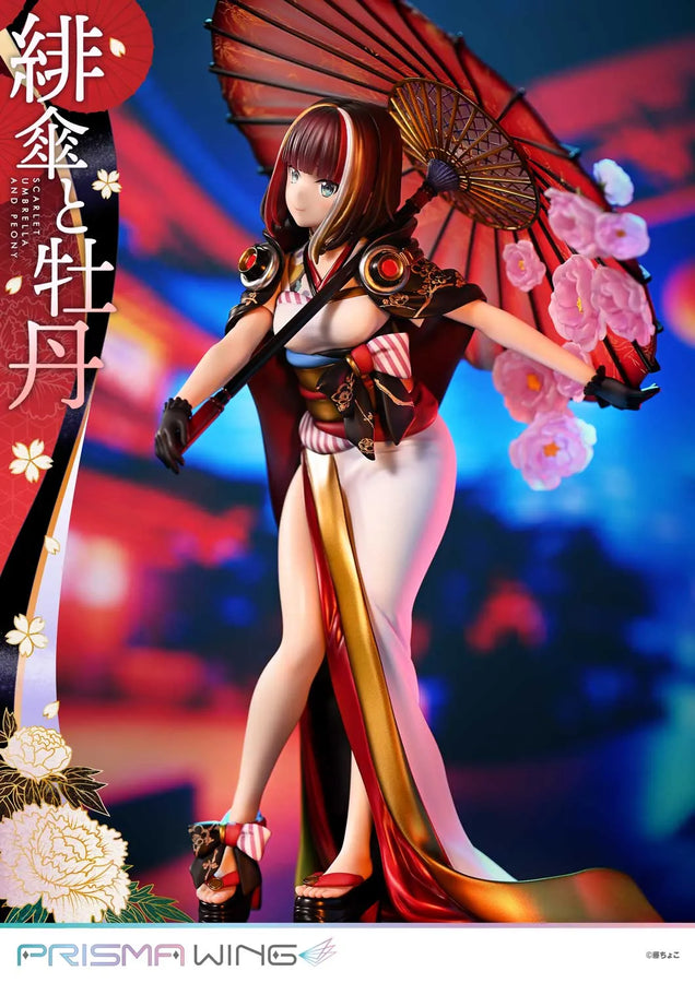 Scarlet Umbrella and Peony (Bonus Version) fuzichoco original Illustration – Prime1Studio – ActionFigure Brasil