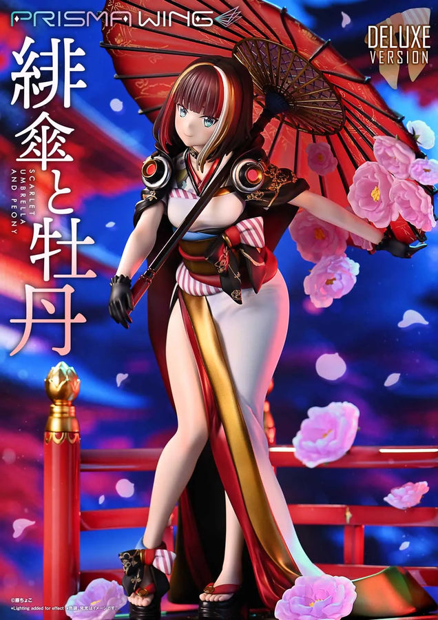 Scarlet Umbrella and Peony (Deluxe Bonus Version) fuzichoco original Illustration – Prime1Studio – ActionFigure Brasil