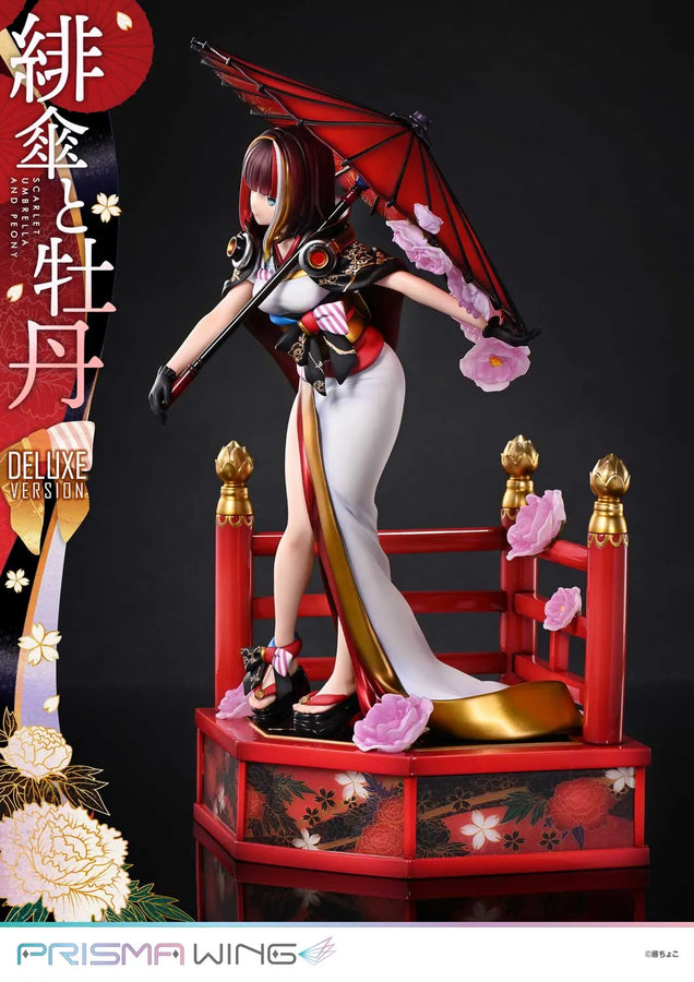 Scarlet Umbrella and Peony (Deluxe Bonus Version) fuzichoco original Illustration – Prime1Studio – ActionFigure Brasil