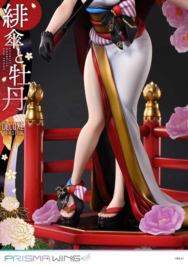 Scarlet Umbrella and Peony (Deluxe Bonus Version) fuzichoco original Illustration – Prime1Studio – ActionFigure Brasil