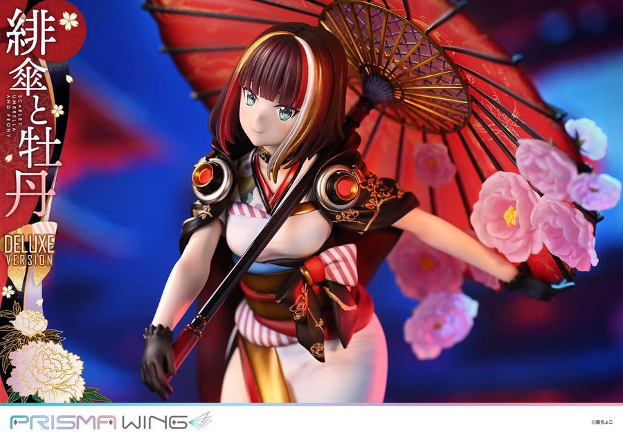 Scarlet Umbrella and Peony (Deluxe Bonus Version) fuzichoco original Illustration – Prime1Studio – ActionFigure Brasil