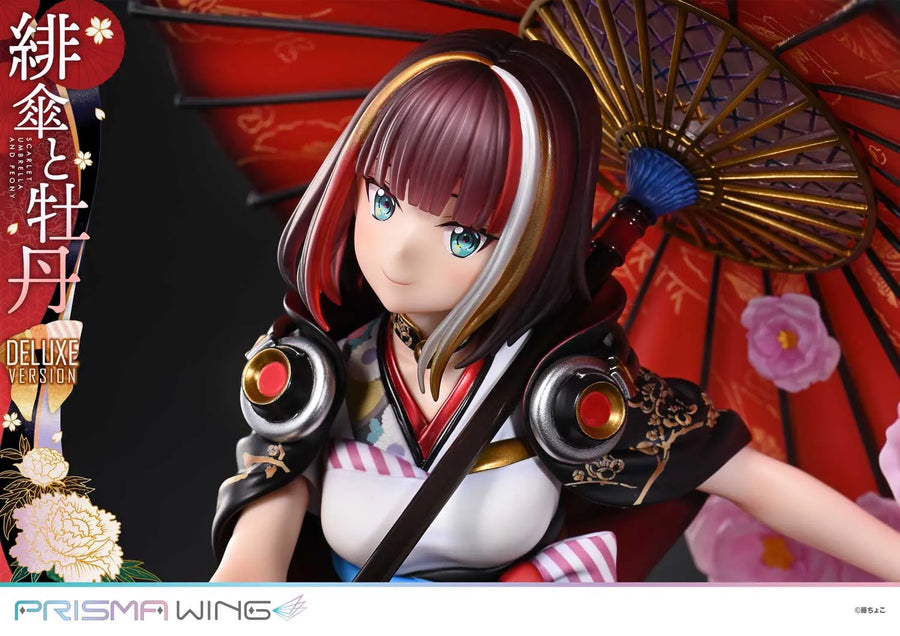 Scarlet Umbrella and Peony (Deluxe Bonus Version) fuzichoco original Illustration – Prime1Studio – ActionFigure Brasil