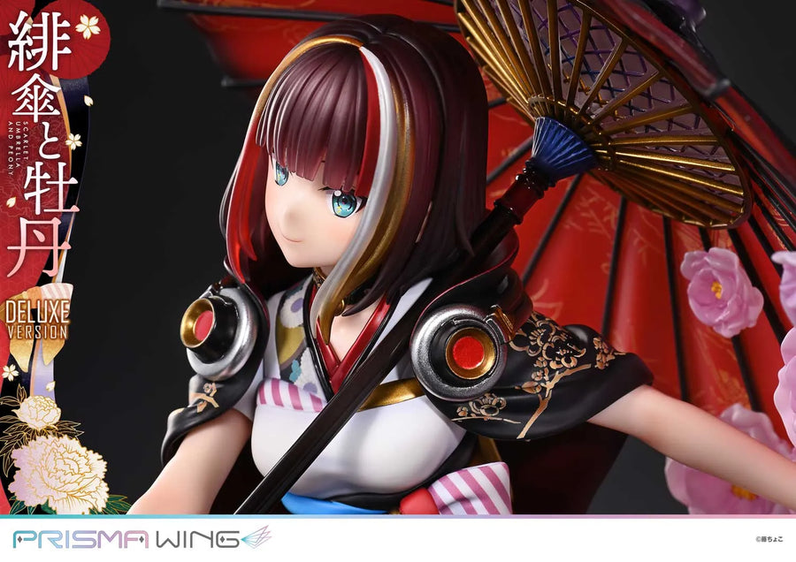 Scarlet Umbrella and Peony (Deluxe Bonus Version) fuzichoco original Illustration – Prime1Studio – ActionFigure Brasil