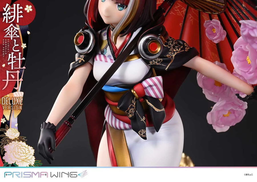 Scarlet Umbrella and Peony (Deluxe Bonus Version) fuzichoco original Illustration – Prime1Studio – ActionFigure Brasil