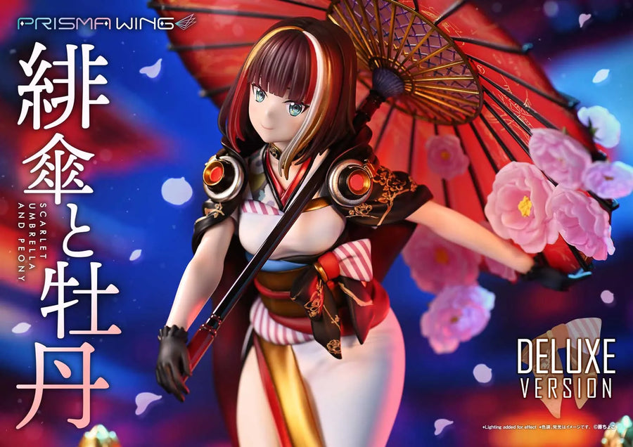 Scarlet Umbrella and Peony (Deluxe Bonus Version) fuzichoco original Illustration – Prime1Studio – ActionFigure Brasil