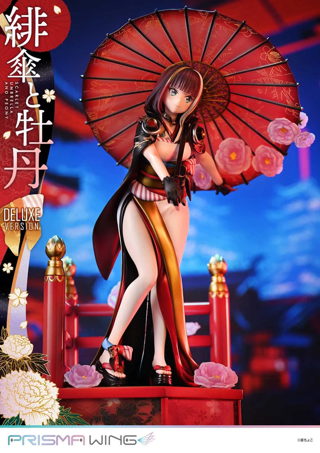 Scarlet Umbrella and Peony (Deluxe Bonus Version) fuzichoco original Illustration – Prime1Studio – ActionFigure Brasil