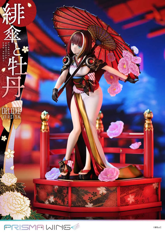 Scarlet Umbrella and Peony (Deluxe Bonus Version) fuzichoco original Illustration – Prime1Studio – ActionFigure Brasil