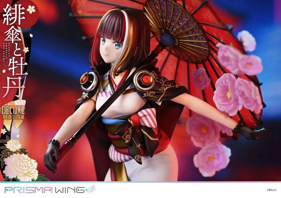 Scarlet Umbrella and Peony (Deluxe Bonus Version) fuzichoco original Illustration – Prime1Studio – ActionFigure Brasil