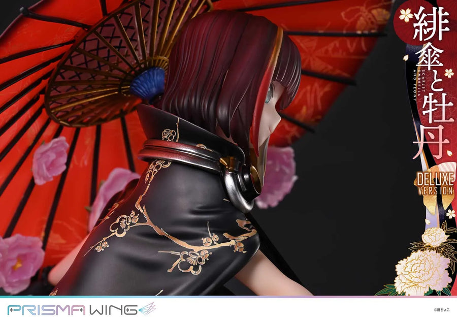 Scarlet Umbrella and Peony (Deluxe Bonus Version) fuzichoco original Illustration – Prime1Studio – ActionFigure Brasil