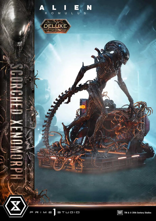Scorched Xenomorph (Deluxe Bonus Version) Alien: Romulus – Prime1Studio – ActionFigure Brasil